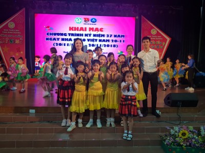 Tham gia Hoạt động Chào mừng ngày Nhà giáo Việt Nam 20/11 cấp thành phố năm 2019