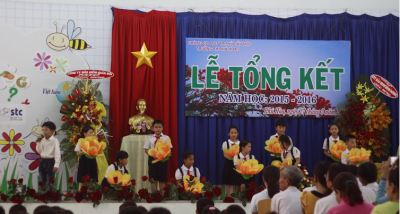 Trường Tiểu học Phú Hòa 3 tổ chức Lễ tổng kết năm học 2015- 2016 và Lễ ra trường cho Học sinh lớp 5 niên khóa 2014-  2016.