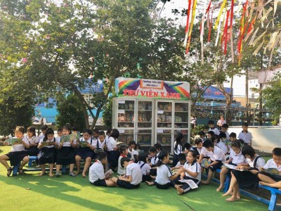 Thư viện trường Tiểu học Phú Hòa 3 với nhiều hoạt động sáng tạo, hấp dẫn
