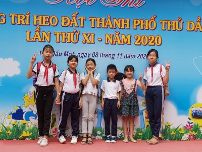 Trường Tiểu học Phú Hòa 3 tham gia Hội thi vẽ trang trí heo đất cấp thành phố năm 2020