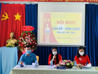 Hội nghị cán bộ, viên chức năm học 2021 – 2022