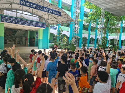 Trường Tiểu học Phú Hòa 3 tổ chức hoạt động hè cho học sinh năm học 2022