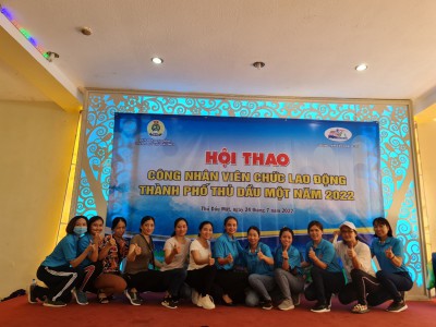 Trường Tiểu học Phú Hòa 3 tham gia " Hội thao công nhân viên chức - Lao động Thành Phố Thủ Dầu Một " năm 2022