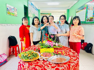 Trường Tiểu học Phú Hòa 3 tổ chức kỷ niệm ngày " Quốc tế Phụ Nữ 8/3" năm  2023