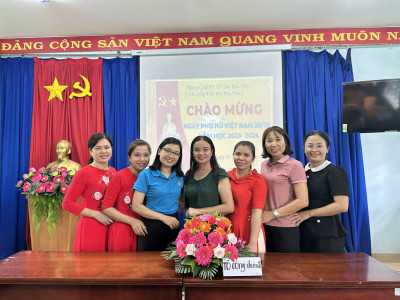 CĐCS Trường Tiểu học Phú Hòa 3 tổ chức các hoạt động kỷ niệm Ngày Phụ nữ Việt Nam 20/10 năm học 2023