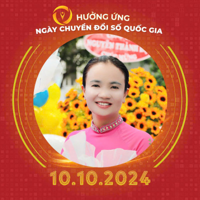 CĐCS Trường Tiểu học Phú Hoà 3 hưởng ứng Ngày Chuyển đổi số quốc gia 10.10.2024