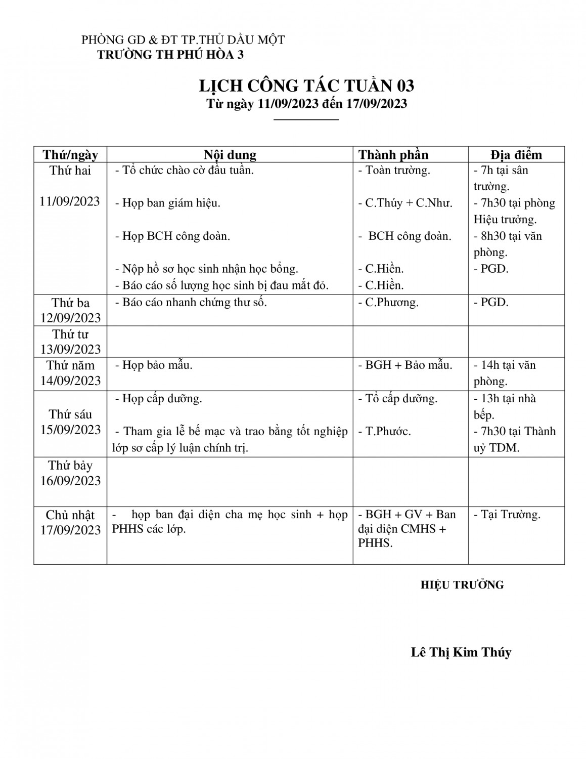 NĂM HỌC 2023 - 2024