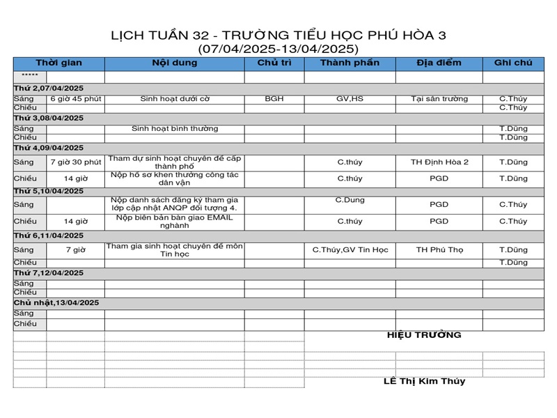 NĂM HỌC 2024 - 2025