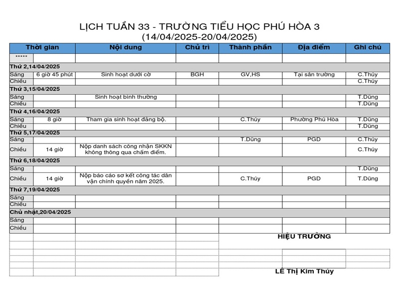 NĂM HỌC 2024 - 2025