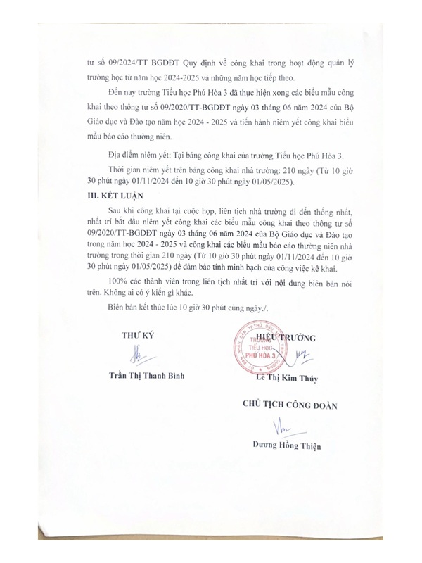 BIÊN BẢN NIÊM YẾT hình ảnh 1