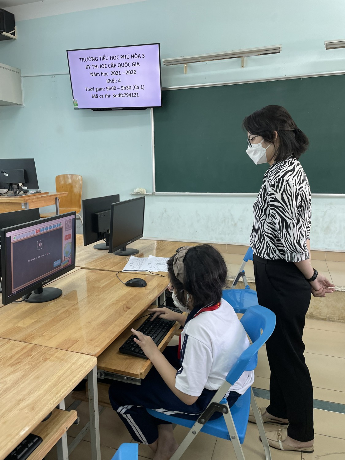 Trường Tiểu học Phú Hòa 3 tham gia tổ chức kỳ thi IOE cấp quốc gia