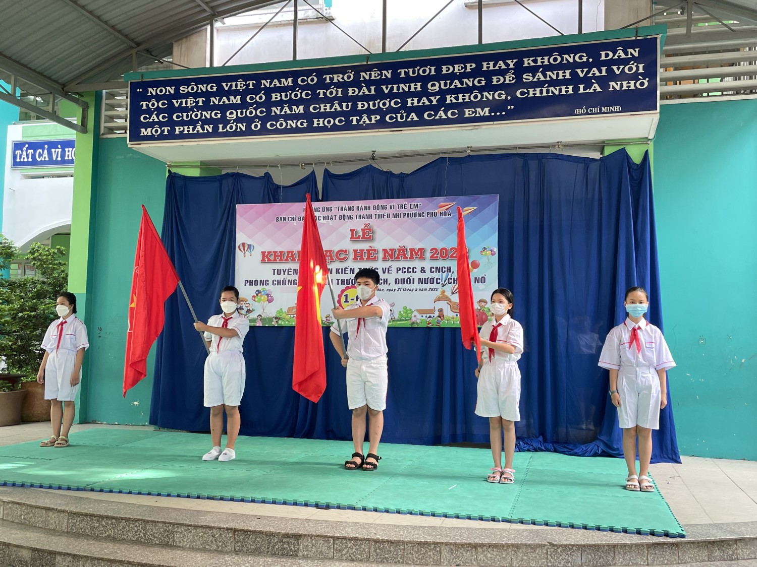 Trường Tiểu học Phú Hòa 3 tổ chức Lễ khai mạc hè năm 2022